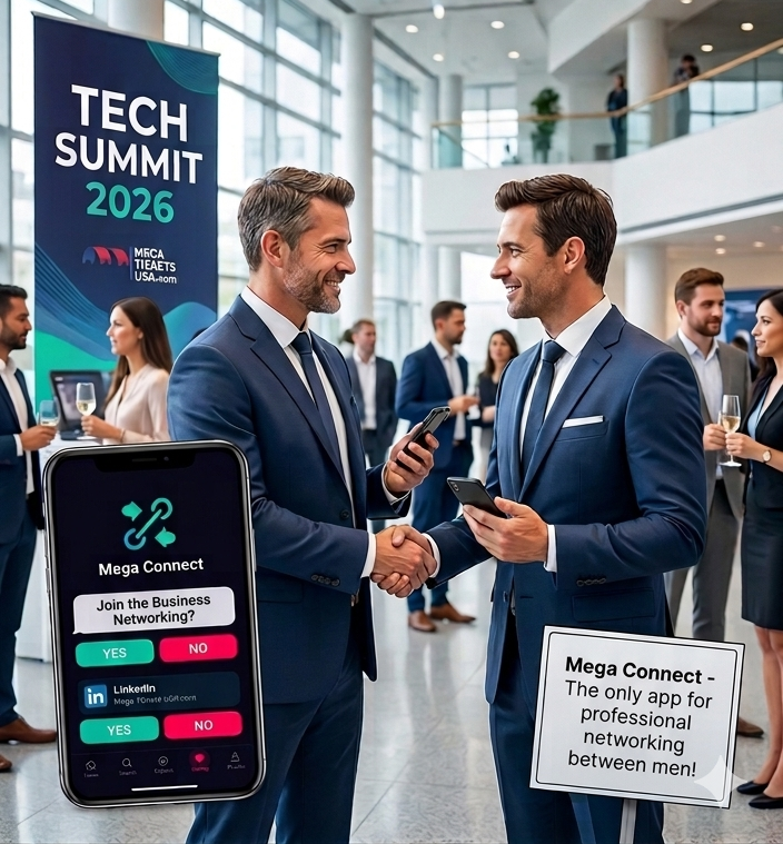 Business networking at events